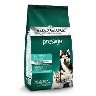 Arden Grange Prestige Adult Fresh Chicken Сухий поживний корм для дорослих активних собак зі свіжою куркою Arden Grange Prestige Adult Fresh Chicken Сухий поживний корм для дорослих активних собак зі свіжою куркою