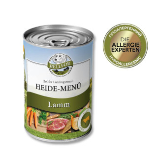 Bellfor Heide-Menu Lamm Беззернова монопротеїнова консерва для собак з м'ясом ягня Bellfor Heide-Menu Lamm Беззернова монопротеїнова консерва для собак з м'ясом ягня