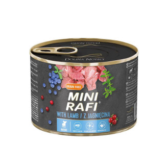 Dolina Noteci Mini Rafi Grain Free Adult Lamb Беззернова консерва для собак маленьких порід з Ягням та Ягодами