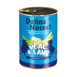 Dolina Noteci Superfood Veal & Lamb Беззернова консерва для собак з Телятиною та Ягням
