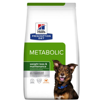 Hill's Prescription Diet Metabolic Chicken Сухий лікувальний дієтичний корм з куркою для собак при ожирінні