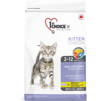 1st Choice Healthy Start Kitten Сухий корм з куркою для кошенят та вагітних або годуючих кішок