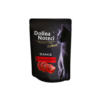 Dolina Noteci Premium Cat Sterilised Beef Безглютеновий вологий корм для стерилизованих кішок з Яловичиною