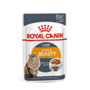 Royal Canin Intense Beauty Gravy Вологий корм у соусі для підтримки здоров'я шкіри та краси шерсті дорослих кішок Royal Canin Intense Beauty Gravy Вологий корм у соусі для підтримки здоров'я шкіри та краси шерсті дорослих кішок