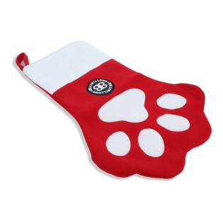 BullyBillows Paw Christmas Stocking Подарункова новорічна шкарпетка-лапка для іграшок собак BullyBillows Paw Christmas Stocking Подарункова новорічна шкарпетка-лапка для іграшок собак