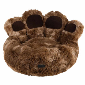 Nobby Paw Donut Антикозка плюшева лежанка для собак та котів зі знімним чохлом