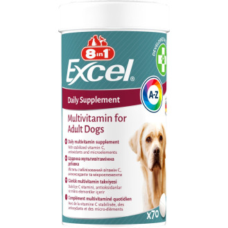 8in1 Excel Multi Vitamin Adult Мультивітамінний комплекс для дорослих собак середніх та великих порід