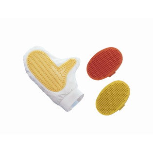 Nobby Brush Hand Rubber Масажна гумова щітка для догляду за шерстю собак та котів Nobby Brush Hand Rubber Масажна гумова щітка для догляду за шерстю собак та котів