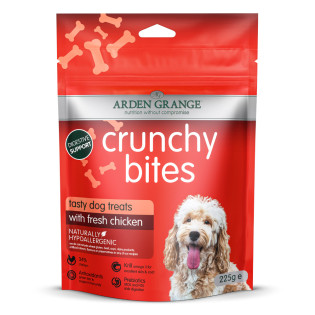 Arden Grange Crunchy Bites Fresh Chicken Ласощі для підтримки імунітету собак Кісточки з м'ясом курчати Arden Grange Crunchy Bites Fresh Chicken Ласощі для підтримки імунітету собак Кісточки з м'ясом курчати