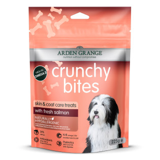 Arden Grange Crunchy Bites Fresh Salmon Ласощі для догляду за шкірою та шерстю собак Кісточки зі свіжим лососем Arden Grange Crunchy Bites Fresh Salmon Ласощі для догляду за шкірою та шерстю собак Кісточки зі свіжим лососем