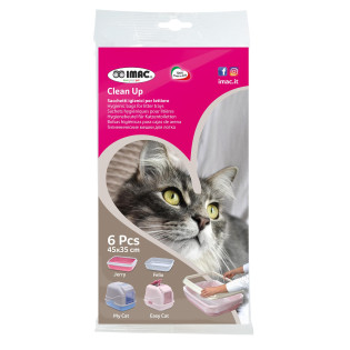 Imac Clean Up Пакети для туалету Easy, My Cat, Jerry, Felix, Zuma для котів Imac Clean Up Пакети для туалету Easy, My Cat, Jerry, Felix, Zuma для котів