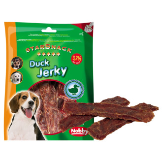 Nobby StarSnack Low Fat Duck Jerky Натуральні ласощі для собак В'ялене Качине м'ясо