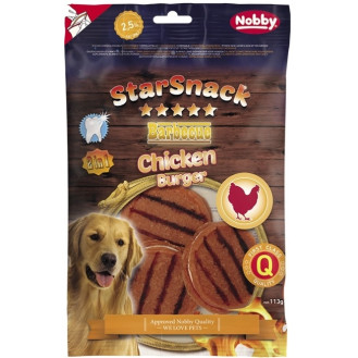Nobby StarSnack Dental BBQ Chicken Burger Жевательные лакомства для чистки зубов Куриный Бургер