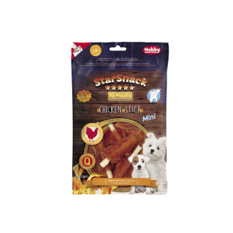Nobby StarSnack Mini Dental BBQ Chicken Stick Ласощі для зубів цуценят та маленьких собак Паличка з Курячим м'ясом