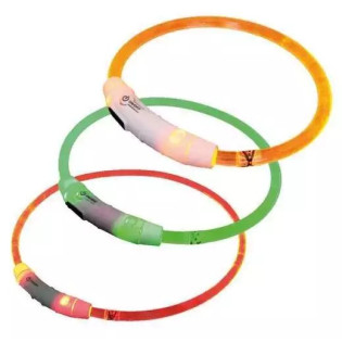 Nobby LED Visible Plastic Collar Світлодіодний універсальний нашийник для собак