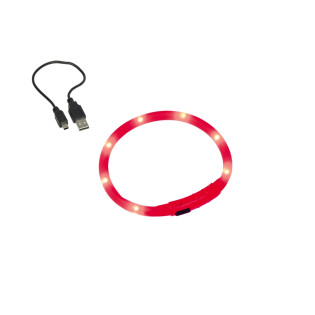 Nobby LED Visible Collar Силіконовий світлодіодний нашийник для короткошерстих собак Nobby LED Visible Collar Силіконовий світлодіодний нашийник для короткошерстих собак