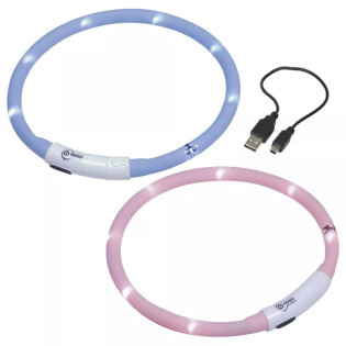 Nobby LED Visible Puppy Collar Силіконовий світлодіодний нашийник для цуценят та маленьких собак Nobby LED Visible Puppy Collar Силіконовий світлодіодний нашийник для цуценят та маленьких собак