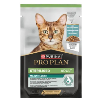 Purina Pro Plan Sterilised Adult Maintenance Ocean Fish Вологий корм для стерилізованих кішок Шматочки океанічної риби у желе