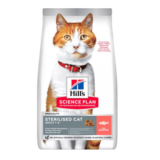 Hill's Science Plan Cat Sterilised Adult 1-6 Salmon Сухий корм з лососем для стерилізованих кішок віком 1-6 років 