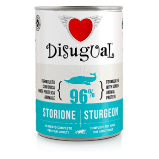 Disugual Dog MonoProtein 96% Sturgeon Монопротеїновий консервований беззерновий корм для собак Паштет з Осетра Disugual Dog MonoProtein 96% Sturgeon Монопротеїновий консервований беззерновий корм для собак Паштет з Осетра