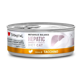 Disugual Metabolic Balance Diet Cat Hepatic Turkey Вологий лікувальний корм для котів при захворюваннях печінки Паштет з Індички