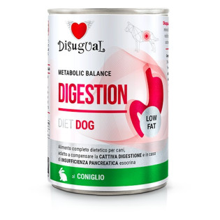 Disugual Metabolic Balance Diet Dog Digestion Low Fat Rabbit Влажный лечебный корм для собак при заболеваниях ЖКТ Паштет из Кролика Disugual Metabolic Balance Diet Dog Digestion Low Fat Rabbit Влажный лечебный корм для собак при заболеваниях ЖКТ Паштет из Кролика
