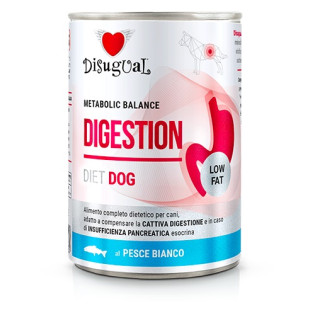 Disugual Metabolic Balance Diet Dog Digestion Low Fat White Fish Влажный лечебный корм для собак при заболеваниях ЖКТ Паштет из Белой Рыбы Disugual Metabolic Balance Diet Dog Digestion Low Fat White Fish Влажный лечебный корм для собак при заболеваниях ЖКТ Паштет из Белой Рыбы