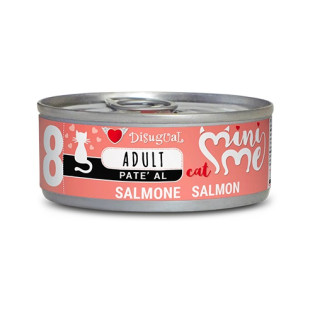 Disugual Mini Me Cat 96% Protein Salmon Безглютеновий консервований беззерновий корм для котів Паштет з Лосося Disugual Mini Me Cat 96% Protein Salmon Безглютеновий консервований беззерновий корм для котів Паштет з Лосося