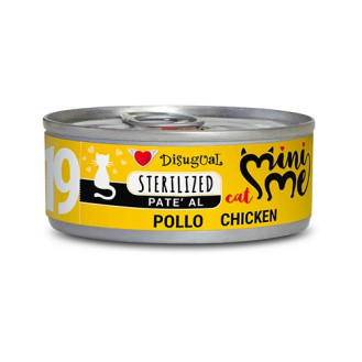 Disugual Mini Me Sterilized Cat 96% Protein Chicken Беззерновий консервований корм для стерилізованих котів Паштет з Курки