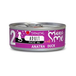 Disugual Mini Me Cat 96% Protein Duck Безглютеновий консервований беззерновий корм для котів Паштет з Качки Disugual Mini Me Cat 96% Protein Duck Безглютеновий консервований беззерновий корм для котів Паштет з Качки