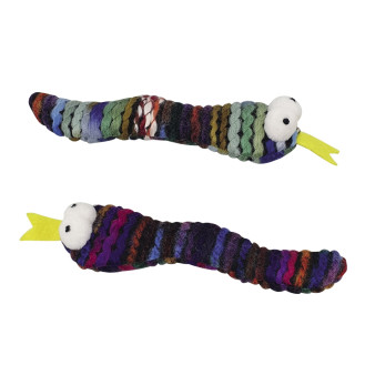 Nobby Catnip Soft Snake М'яка іграшка для кішок Тріскучі Змії з котячою м'ятою