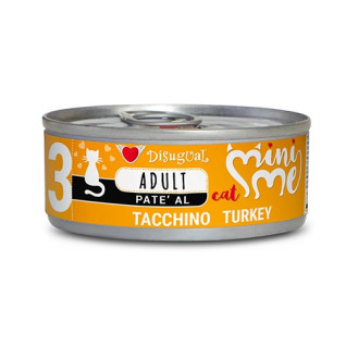 Disugual Mini Me Cat 96% Protein Turkey Безглютеновий консервований беззерновий корм для котів Паштет з Індички