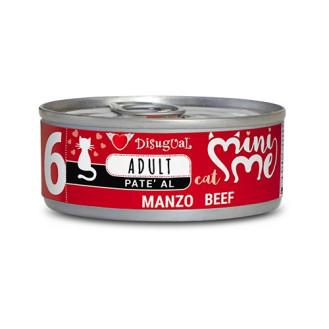 Disugual Mini Me Cat 96% Protein Beef Безглютеновий консервований беззерновий корм для котів Паштет з Яловичини