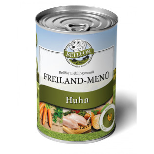 Bellfor Freiland-Menu Chicken Беззернова монопротеїнова консерва для собак з м'ясом курки Bellfor Freiland-Menu Chicken Беззернова монопротеїнова консерва для собак з м'ясом курки