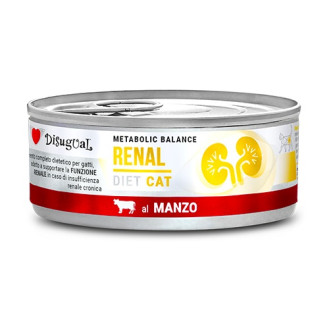 Disugual Metabolic Balance Diet Cat Renal Beef Вологий лікувальний корм для котів при захворюваннях нирок Паштет з Яловичини