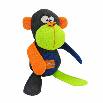 Nobby Mesh Squeaky Monkey М'яка іграшка для середніх собак Тріскуча Мавпа з пищалкою