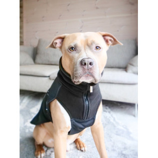 BullyBillows Dog Coat With Zip Водонепроникне утеплене пальто для собак зі світловідбиваючими смужками BullyBillows Dog Coat With Zip Водонепроникне утеплене пальто для собак зі світловідбиваючими смужками