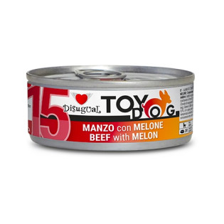 Disugual TOYDog MonoProtein 92% Beef & Melon Беззернова консерва для собак маленьких порід Паштет з Яловичини та Дині Disugual TOYDog MonoProtein 92% Beef & Melon Беззернова консерва для собак маленьких порід Паштет з Яловичини та Дині