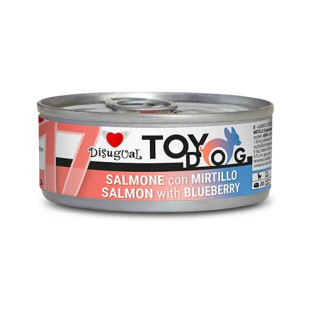 Disugual TOYDog MonoProtein 92% Salmon & Blueberry Беззернова консерва для собак маленьких порід Паштет з Лосося та Чорниці Disugual TOYDog MonoProtein 92% Salmon & Blueberry Беззернова консерва для собак маленьких порід Паштет з Лосося та Чорниці