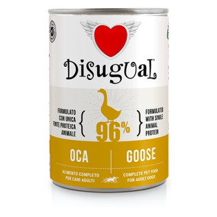 Disugual Dog MonoProtein 96% Goose Монопротеїновий консервований беззерновий корм для собак Паштет з Гусака Disugual Dog MonoProtein 96% Goose Монопротеїновий консервований беззерновий корм для собак Паштет з Гусака