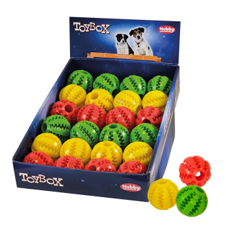 Nobby Dental & Snackball Жувальна іграшка для догляду за зубами собак та ласощів ToyBox М'яч TPR