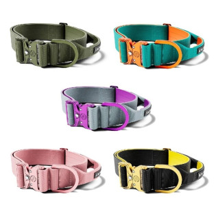 BullyBillows Lighter Combat Collar Handle 5 cm Широкий полегшений тактичний нашийник з ривковим замком для собак