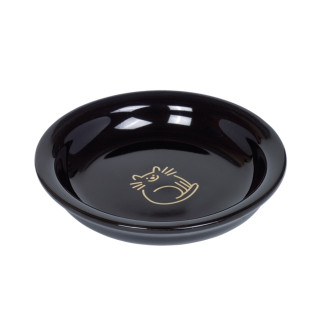 Nobby Golden Cat Plate Керамічна тарілка для комфорту вусів котів Золотий кіт