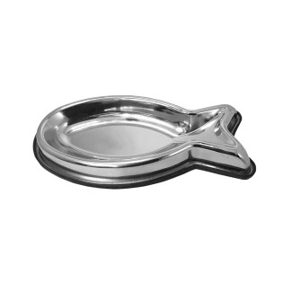 Nobby Fish Антиковзаюча металева миска у формі рибки Комфорт вусів для котів Nobby Fish Антиковзаюча металева миска у формі рибки Комфорт вусів для котів