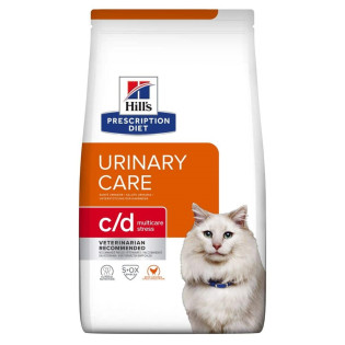 Hill's Prescription Diet c/d Multicare Stress Urinary Care Сухий лікувальний корм з куркою для кішок при стресових захворюваннях сечовидільної системи Hill's Prescription Diet c/d Multicare Stress Urinary Care Сухий лікувальний корм з куркою для кішок при стресових захворюваннях сечовидільної системи