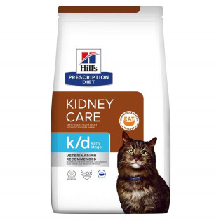 Hill's Prescription Diet k/d Kidney Care Early Stage Сухий лікувальний корм для котів із захворюваннями нирок на ранній стадії Hill's Prescription Diet k/d Kidney Care Early Stage Сухий лікувальний корм для котів із захворюваннями нирок на ранній стадії