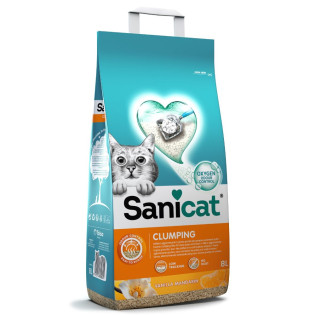 Sanicat Clumping Vanille & Mandarine Комкуючий бентонітовий наповнювач для котів з ароматом мандарину та ванілі