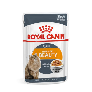 Royal Canin Intense Beauty Jelly Вологий корм у желе для підтримки здоров'я шкіри та краси шерсті дорослих кішок Royal Canin Intense Beauty Jelly Вологий корм у желе для підтримки здоров'я шкіри та краси шерсті дорослих кішок