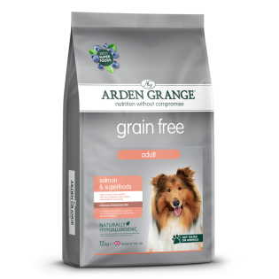 Arden Grange Grain Free Adult Salmon & Superfoods Беззерновой сухой корм для взрослых собак с лососем и суперфуд-смесью Arden Grange Grain Free Adult Salmon & Superfoods Беззерновой сухой корм для взрослых собак с лососем и суперфуд-смесью