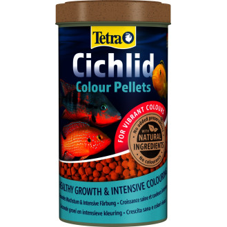 Tetra Cichlid Colour Pellets Повноцінний корм у вигляді кульок з натуральними підсилювачами кольору для яскравих цихлід